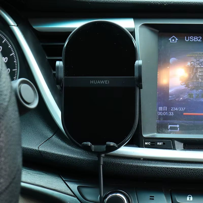 Supercharge Wireless Car Charger 50W Max Intelligent Both Side Sensor Mounting Dual Charging 3D Cooling Fast Charger
