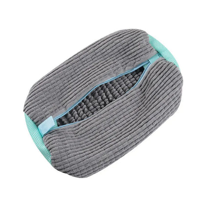 Shoe Wash Shoes Bag Padded Net Laundry Protector Fluffy Fibers Polyester Washing Shoes Machine Laundry Bag Drying Bags 1PCS