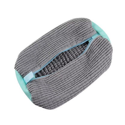 Shoe Wash Shoes Bag Padded Net Laundry Protector Fluffy Fibers Polyester Washing Shoes Machine Laundry Bag Drying Bags 1PCS